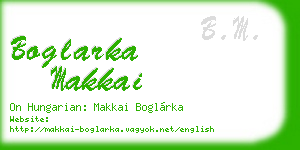 boglarka makkai business card